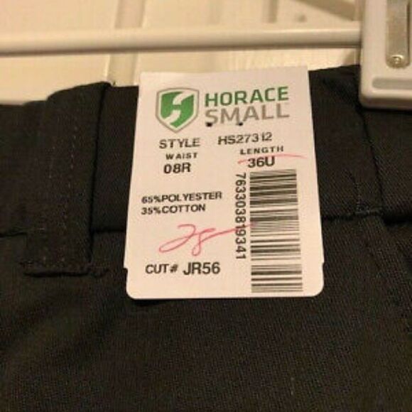 HORACE SMALL HS27312 SIZE 08R LENGTH 28 WOMEN'S BLACK UNIFORM PANTS - Picture 4 of 4